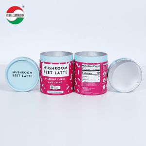 Custom Design Food Grade Tea Container Packaging Recyclable Material Luxury