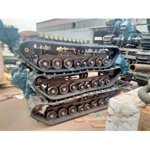 Agriculture OEM Engineering Cralwer Track Undercarriage Diesel Engine Driven