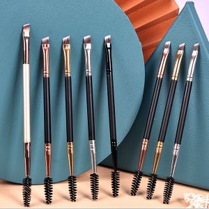 SHARP and STRONG THIN bristle Hair New color spoolie eyebrow brush thin angled