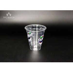Buy cheap Custom Printed Disposable Cold Cups , Plastic Drinking Cups High Clarity from wholesalers