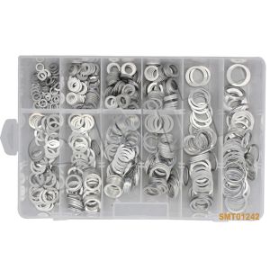 Buy cheap 500pcs Aluminum Flat Ring Washers Car Oil Drain Plug Gaskets Assortment Set Kit from wholesalers