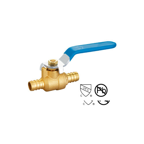 Buy cheap high quality Plain Or Bronze Coating Pex X 3/8"-1" Pex Ball Valve With Drain 600WOG brass from wholesalers