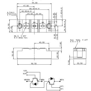 Buy cheap IGBT Power Module DIM200PLM33-A019 IGBT Chopper Module  FUJITSU IGBT Power Module from wholesalers