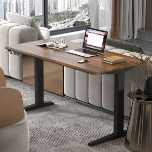 80 kgs Weight Capacity 6ft x 8ft Italian Electric Column Standing Desk for Home