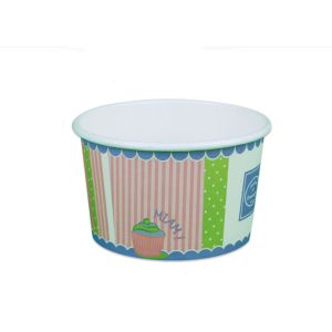 Custom Disposable Hot Soup Containers / Takeaway Soup Cups Food Grade