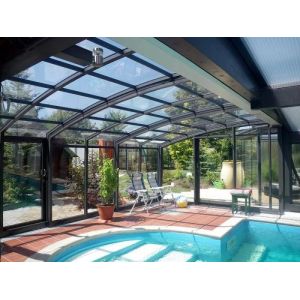 Buy cheap Aluminum Alloy Balcony Glass Sunroom Transparent Cube Shape product