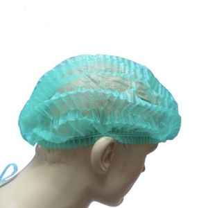 Buy cheap Light Weight Disposable Bouffant Scrub Hats With Non - Irritating Elastic Band from wholesalers