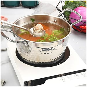 Buy cheap Silver Kitchen Sauce Pans Stainless Steel 304 With Glass Lid from wholesalers