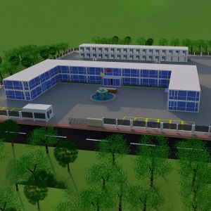 Buy cheap Portable Prefabricated Container House Flat Pack with Glass Office Tiny Home Trailer for Urban Living-for Bathroom and Kitchen from wholesalers