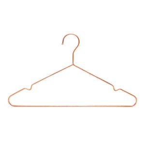 Buy cheap Wrinkle Free Copper Plated Metal Wire Coat Hangers from wholesalers