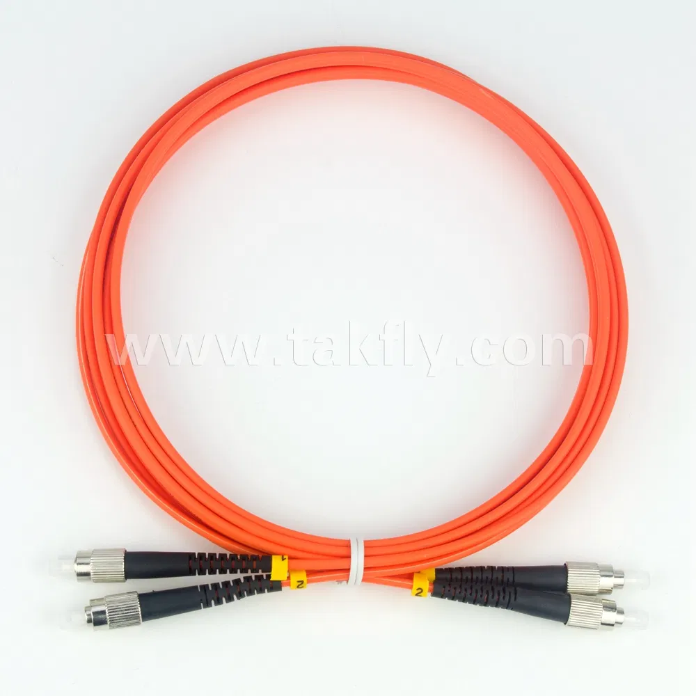 FC/PC-FC/PC Duplex 62.5/125um 3.0mm 2m Fiber Patch Cord