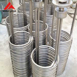 China Mechanical Annealed Titanium Cooling Coil For Heat Exchanger on sale