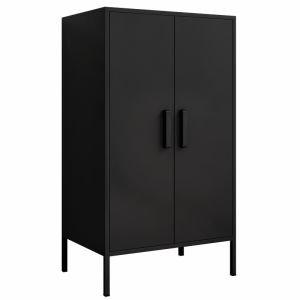 Buy cheap Bedroom two Metal Doors home Half Height Storage Locker With Foot from wholesalers