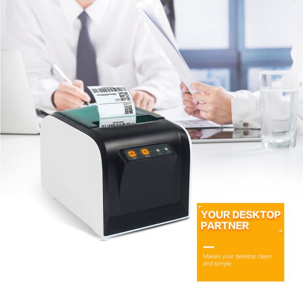 203DPI Thermal Transfer Label Printer , Barcode Sticker Printer 90mm/s Speed