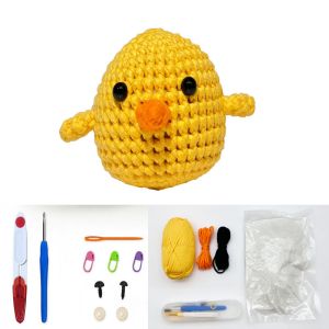 Buy cheap Milk Cotton Cute Chick DIY Crochet Kit Crafts Knitting Tool Kit For Beginners from wholesalers