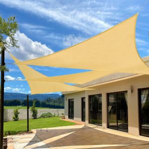 Buy cheap hdpe 340g Sun Shade Sail roll material Outdoor Awning Shade Cover UV Block for Patio Shading Outdoor Awning Backyard Gar from wholesalers