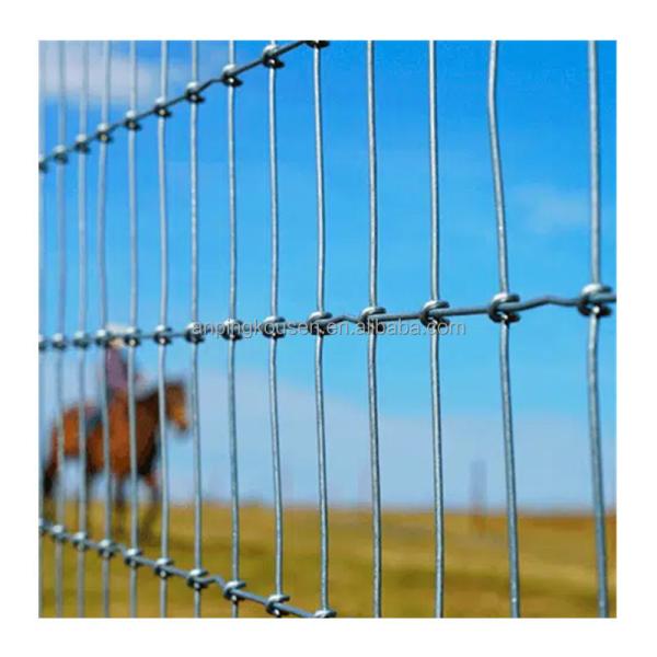 Galvanized Metal Frame Horse Style Pasture Fixed Knot Animal Pasture Horse Ranch