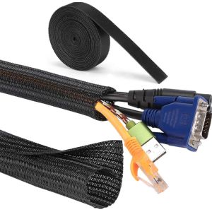 Buy cheap Flame Retardant PET Braided Sleeve Self Closing Split Wrap Sleeving from wholesalers