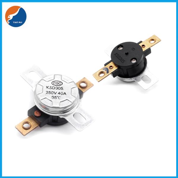 Buy cheap 40A Thermal Overload Protector Phenolic Case 300MΩ Bimetal Thermostat Switch from wholesalers