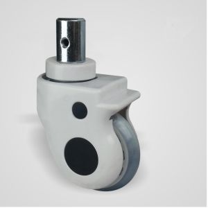 Buy cheap Flat Base Medical Casters Wheels , Twin Caster Wheels With Brakes from wholesalers