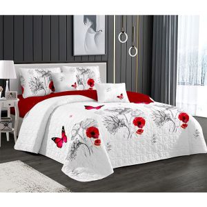 Buy cheap Customized Homeuse Bedroom Quilt Bedding Set with Ultrasonic Stitching Technology from wholesalers