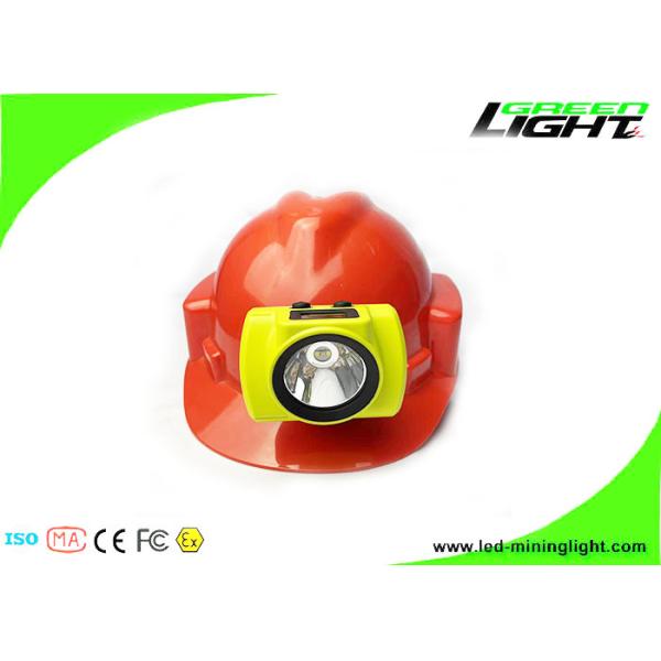 Buy cheap 18000lux OLED Screen LED Mining Cap Lights Underground 6.8Ah Panasonic Miner Headlamp Rechargeable For Tracking System from wholesalers