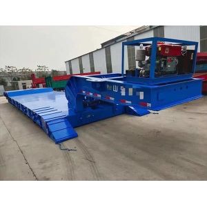 Buy cheap 12R22.5 Detachable Gooseneck Semi Trailer 70T Removable Gooseneck Truck from wholesalers