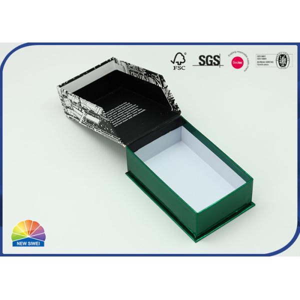 Reusable Present Package Box Custom Printed Hinged Lid Paper Box