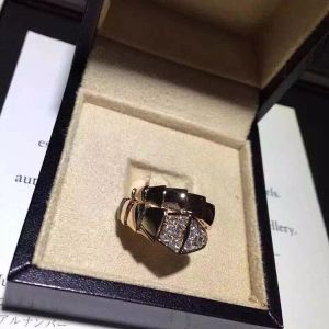 Buy cheap  Serpenti one-coil ring in 18 kt rose gold, set with pavé diamonds on the head. brand jewelry from wholesalers