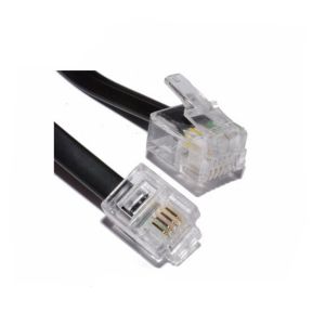 Buy cheap RJ11 RJ12 Spiral Telephone Cable 6ft 24AWG 350MHz Shielded from wholesalers