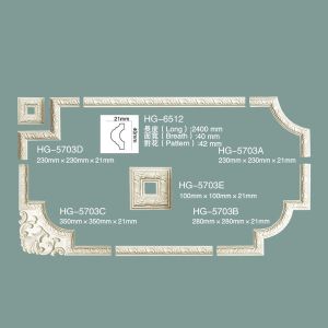 Buy cheap Decorative Corner Moulding HG-5703C product