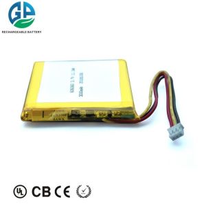 Ul Certified 606060 Rechargeable Li Polymer Battery 3.7v 3000mah