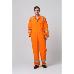 Buy cheap Brass Zips Fr Flame Resistant Apparel , EN11611 Heat Resistant Overalls from wholesalers