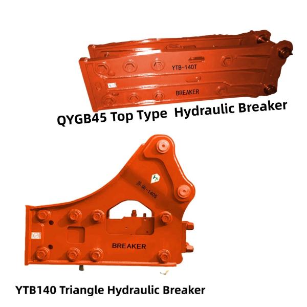 Buy cheap YTB140 Top Type / Triangle Hydraulic Breaker 140 Chisel for 19-26 Ton Excavator from wholesalers
