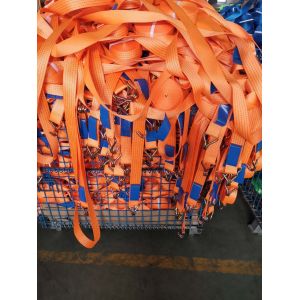 Buy cheap 50mm 5t Ratchet Tie Down , Ratchet Lashing Accroding To En12195-2standard from wholesalers