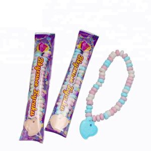 Buy cheap Grape Apple Flavor Compressed Dextrose Candy Bracelet Pattern Heart Shaped from wholesalers