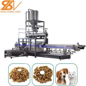 Buy cheap Double Screw Fish Food Extruder Machine , Dog Food Processing Equipment from wholesalers