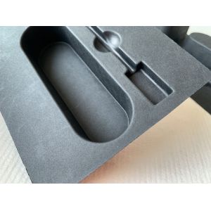 Buy cheap Black Molded Fiber Pulp Packaging Clamshell Thin Walled from wholesalers