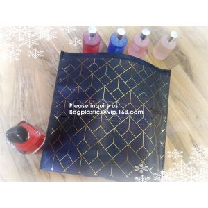 Buy cheap Biodegradable frosted eva plastic pvc zip lock cosmetics bag, frosted cosmetics bag,pvc zipper bag,custom eva bag from wholesalers