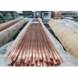 Buy cheap Air Conditioning Straight Copper Tube Semi Hard Annealing washed Surface product