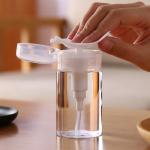 Buy cheap OEM Nail Polish Remover Pump Bottle , ODM Push Down Alcohol Dispenser from wholesalers