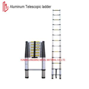 Buy cheap Telescopic Aluminum Straight Ladder 30cm Step Distance En131 Certificated from wholesalers