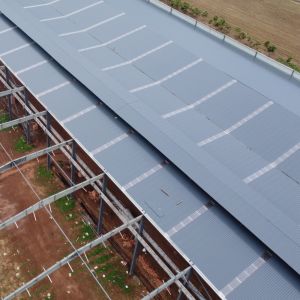 Buy cheap ASTM A36 Steel Workshop with Overhead Crane Rock Wool Insulation from wholesalers