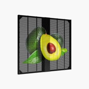 Buy cheap P2.6 Indoor LED Display Full Color LED Grille Screen on Glass Window Transparent Screen Advertising Grille from wholesalers