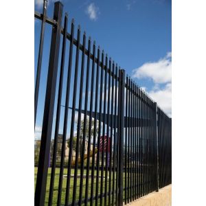 Buy cheap 1.8X2.5m Garrison Steel Picket Fence Panel | Steel Picket Fence Factory Garrison, Hercules Fence from wholesalers