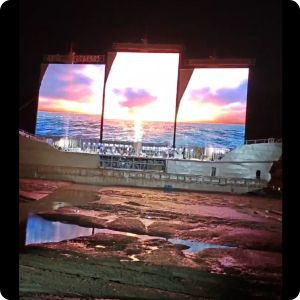 Buy cheap H2020-1LED Transparent LED Mesh Screen Outdoor High Brightness Waterproof IP68 from wholesalers