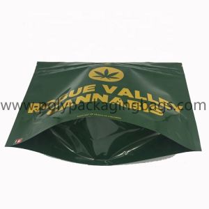 China 20mic Resealable Mylar Stand Up Pouch With Custom Label on sale