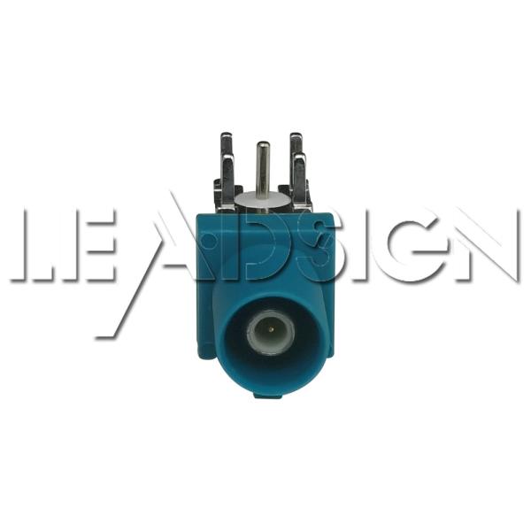 Buy cheap Fakra Z Code Blue Right Angle PCB Connector for In-vehicle GPS Systems from wholesalers