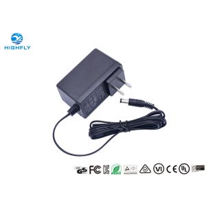 12V 2A Switching Power Adapter CE UL FCC Certified AC To DC With V0 Fireproof