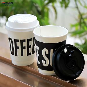 Buy cheap Custom Logo Printed Double Wall Bio-Degradable Paper Cups from wholesalers